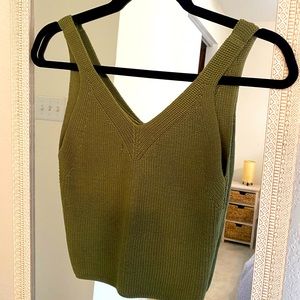 Knitted green top